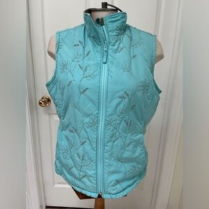 Tabi fleece lined embroidered ladies vest